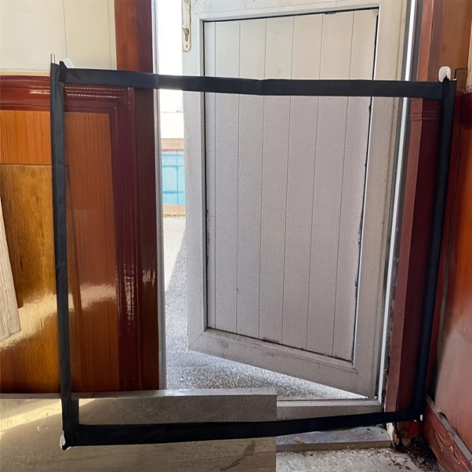 Dog Isolation Net Home Door Fence Protection Net Portable Isolation Door Dog Safety Fence - Image 5