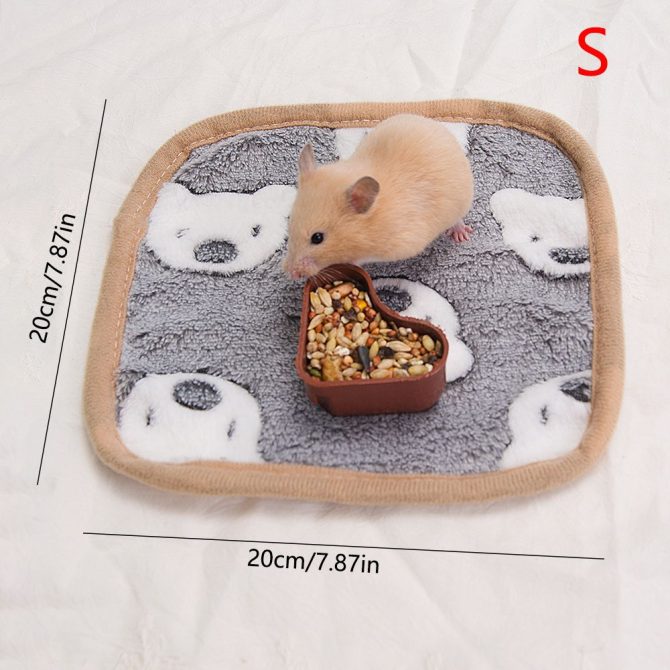 Warming Pet Pad Cartoon Paw Print Cat Warm Bed Plush Sleeping Pad For Small Puppy Dogs Kitten - Image 11