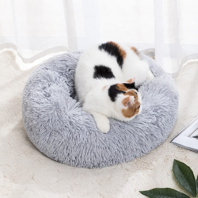 Pet Bed For Dog & Cat; Plush Cat Bed Warm Dog Bed For Indoor Dogs; Plush Dog Bed; Winter Cat Mat - Image 36