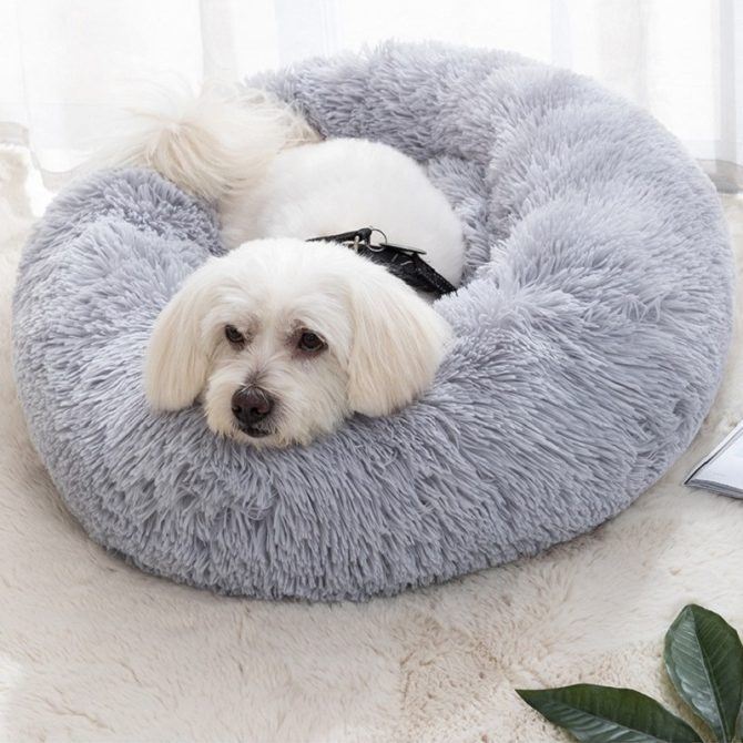 Pet Bed For Dog & Cat; Plush Cat Bed Warm Dog Bed For Indoor Dogs; Plush Dog Bed; Winter Cat Mat - Image 38