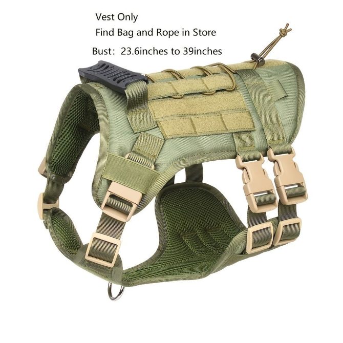 Universal Outdoor Dog Harness With Pet Leash And Snap Shackle Hitched Loop For Dogs - Image 136
