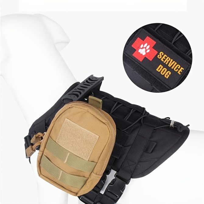 Universal Outdoor Dog Harness With Pet Leash And Snap Shackle Hitched Loop For Dogs - Image 89