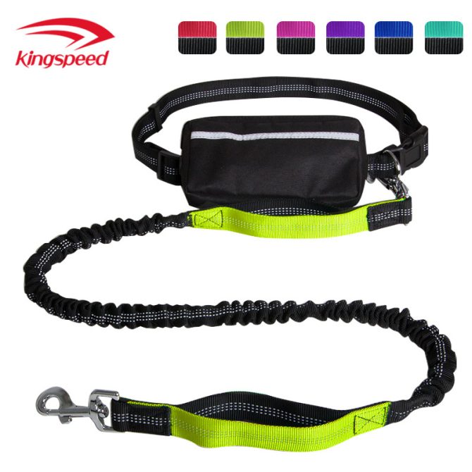 Hands Free Dog Leash with Zipper Pouch; Dual Padded Handles and Durable Bungee for Walking; Jogging and Running Your Dog - Image 46