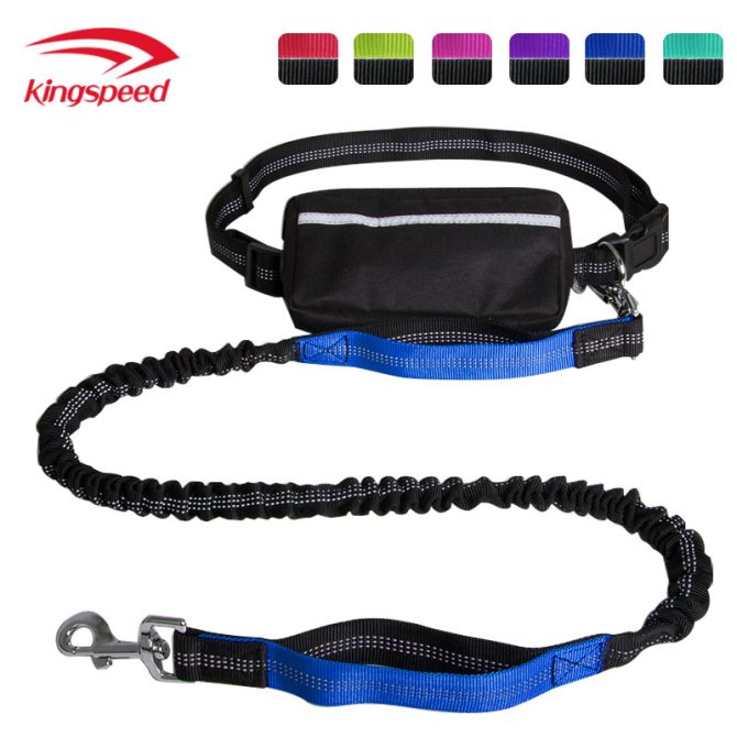 Hands Free Dog Leash with Zipper Pouch; Dual Padded Handles and Durable Bungee for Walking; Jogging and Running Your Dog - Image 28