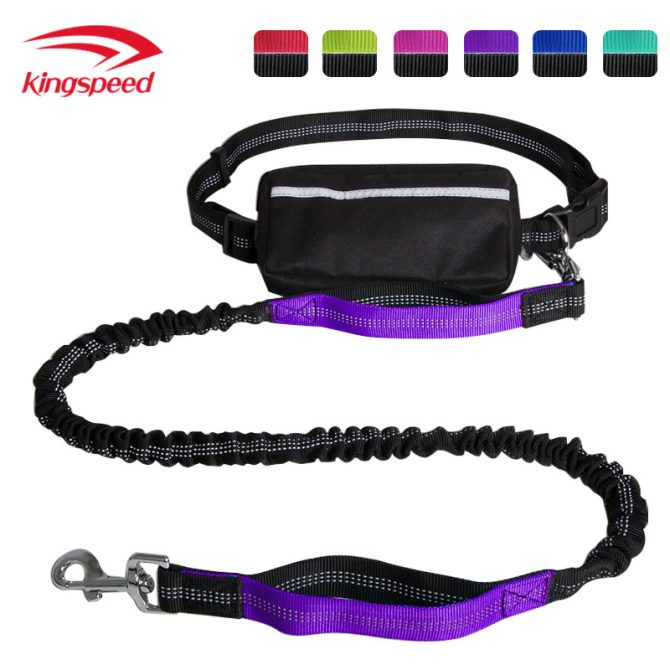 Hands Free Dog Leash with Zipper Pouch; Dual Padded Handles and Durable Bungee for Walking; Jogging and Running Your Dog - Image 37