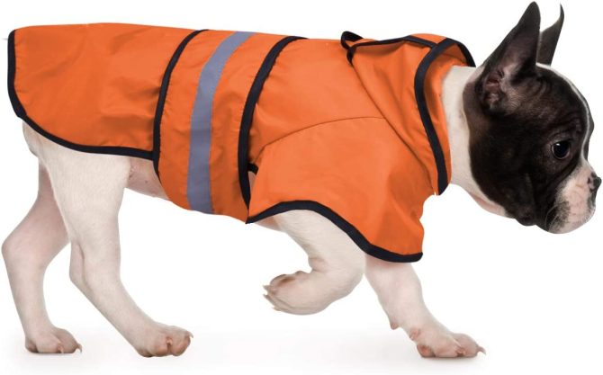 Reflective Dog Raincoat Hooded Slicker Poncho for Small to X-Large Dogs and Puppies; Waterproof Dog Clothing - Image 26