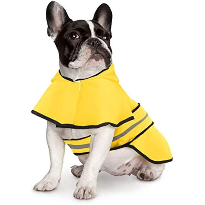 Reflective Dog Raincoat Hooded Slicker Poncho for Small to X-Large Dogs and Puppies; Waterproof Dog Clothing - Image 81