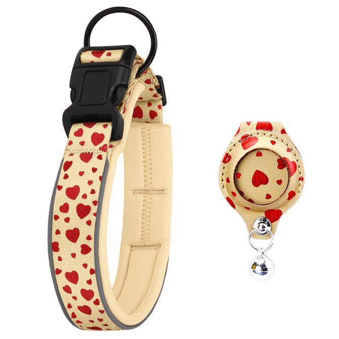 Cross-border new dog collar airtag locator anti-lost pet collar; Pet Collar with AirTag Case Holder - Image 132