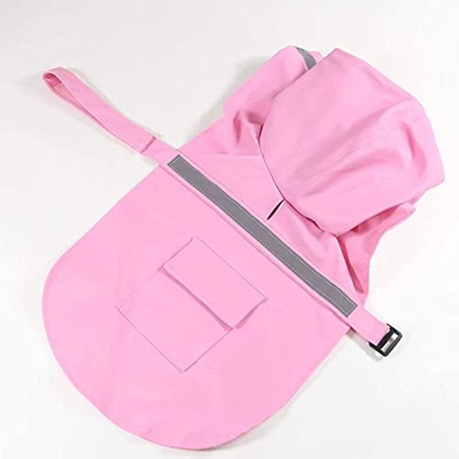 Dog Raincoats for Large Dogs with Reflective Strip Hoodie; Rain Poncho Jacket for Dogs - Image 76