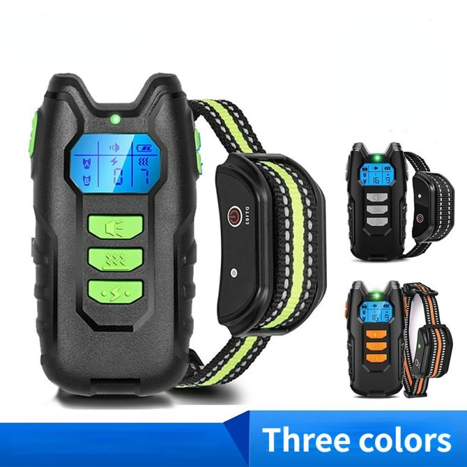Dog Training Collar; Shock Collar for Dogs with Remote; Rechargeable Dog Shock Collar; 3 Modes Beep Vibration and Shock Waterproof Bark Collar for Small; Medium; Large Dogs - Image 8