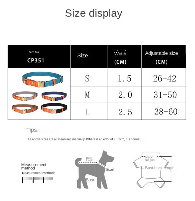 Leather dog collar; Leather Dog Collar Soft Padded Breathable Adjustable Tactical Pet Collar with Durable Metal Buckle for Small Medium Large Dogs - Image 16
