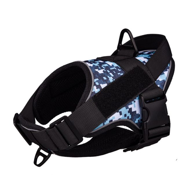 Dog Harness; large dog training tactical chest strap; K9 pet chest strap; vest type reflective dog rope; explosion-proof impulse traction - Image 92