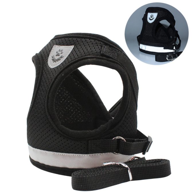 dog Harnesses and dog leash set; Pet Chest Strap Vest Dog Towing Rope Reflective Breathable Dog Rope Pet Supplies Wholesale - Image 9