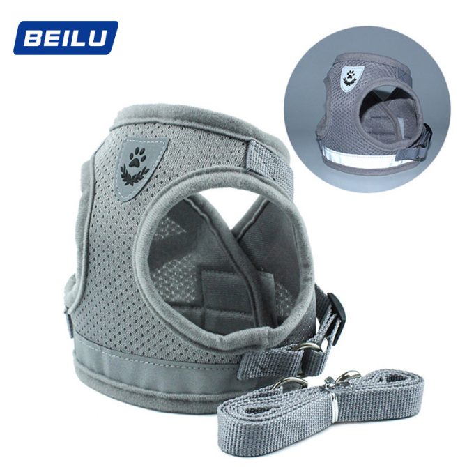 dog Harnesses and dog leash set; Pet Chest Strap Vest Dog Towing Rope Reflective Breathable Dog Rope Pet Supplies Wholesale - Image 24