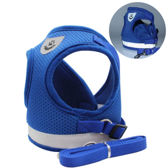 dog Harnesses and dog leash set; Pet Chest Strap Vest Dog Towing Rope Reflective Breathable Dog Rope Pet Supplies Wholesale - Image 19