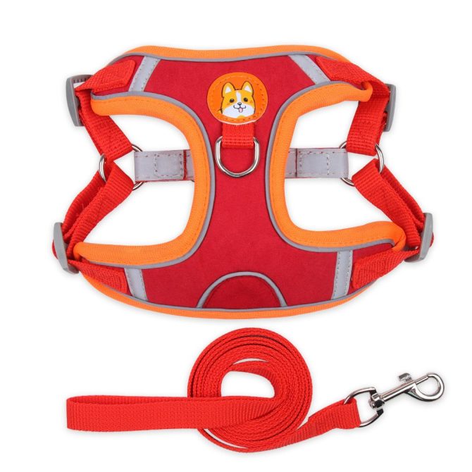 dog Harnesses and dog leash set; Pet Chest Strap Vest Dog Strap Small Dog Rope Wholesale Reflective Dog Towing Rope - Image 8