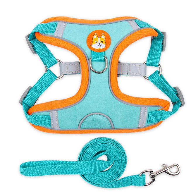 dog Harnesses and dog leash set; Pet Chest Strap Vest Dog Strap Small Dog Rope Wholesale Reflective Dog Towing Rope - Image 13