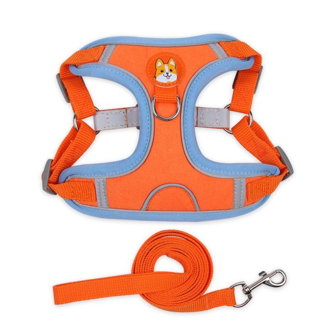 dog Harnesses and dog leash set; Pet Chest Strap Vest Dog Strap Small Dog Rope Wholesale Reflective Dog Towing Rope - Image 24
