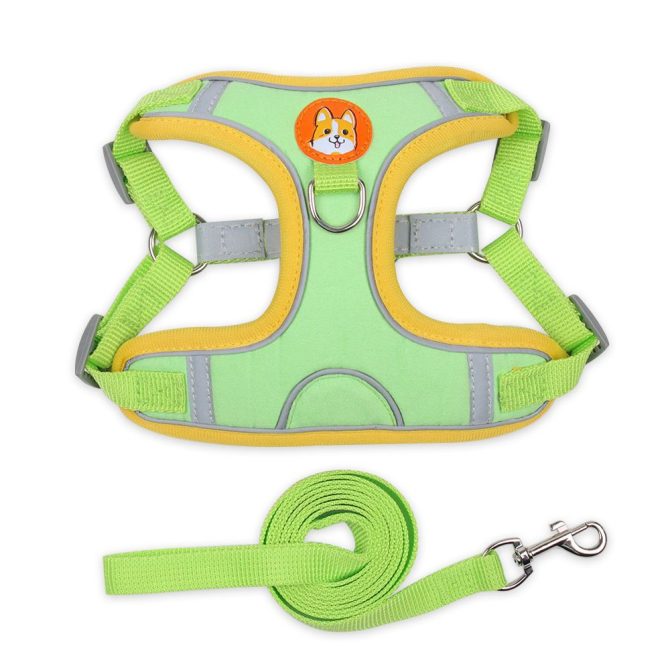 dog Harnesses and dog leash set; Pet Chest Strap Vest Dog Strap Small Dog Rope Wholesale Reflective Dog Towing Rope - Image 20