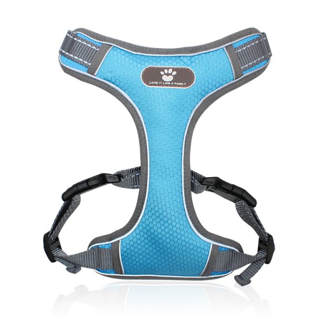 dog Harnesses; Pet Traction Rope Mesh Breathable Big Dog Chest Strap Vest Reflective Dog Rope Spot Wholesale - Image 11