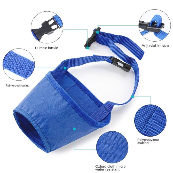 2pcs Dog Mouth Cover Adjustable Anti bite; Anti bark; Anti accidental Eating Dog Mask Pet Supplies Wholesale - Image 29