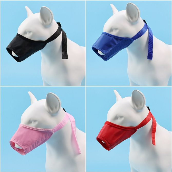 2pcs Dog Mouth Cover Adjustable Anti bite; Anti bark; Anti accidental Eating Dog Mask Pet Supplies Wholesale - Image 31