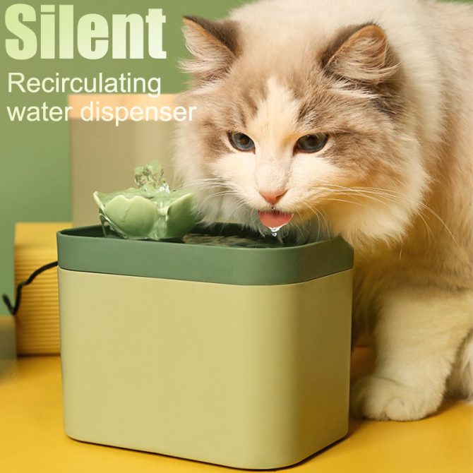 1.5L Auto Cat Water Fountain Filter USB Electric Mute Cat Drinker Bowl Recirculate Filtring Drinker Dog Pet Drinking Dispenser - Image 16