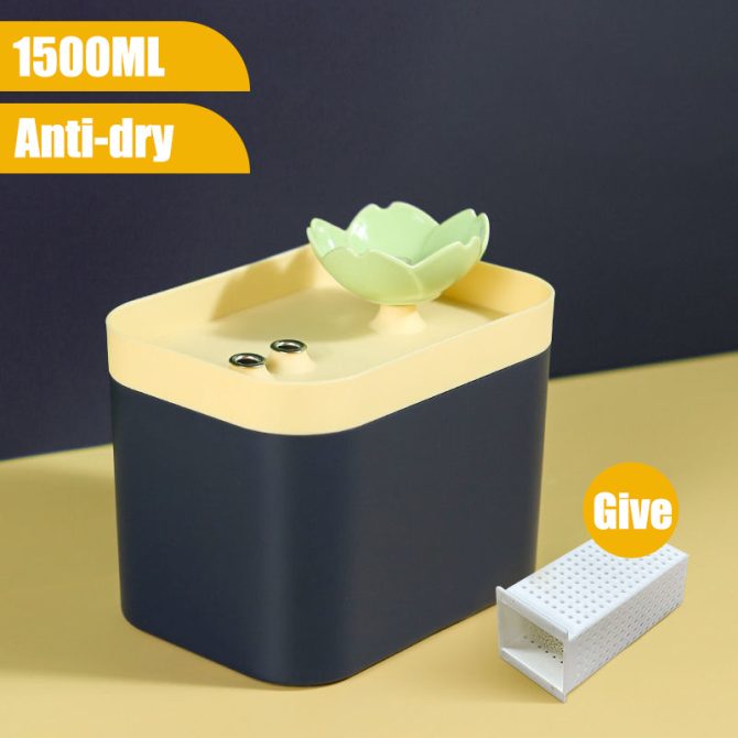 1.5L Auto Cat Water Fountain Filter USB Electric Mute Cat Drinker Bowl Recirculate Filtring Drinker Dog Pet Drinking Dispenser - Image 15