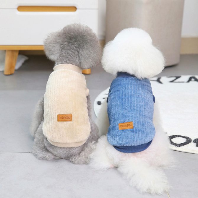 Pet Sweater; Warm Winter Plush Dog Sweater Knitwear Cat Vest; For Small & Medium Dogs - Image 35