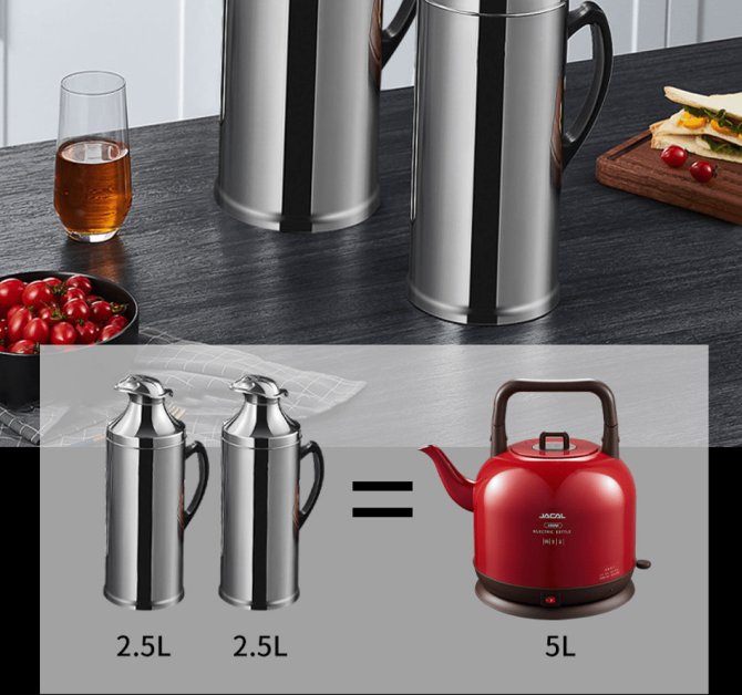 PSGL168 2000W Electric kettle 5L, wireless electric kettle, European boutique kettle 5L large capacity kettle fast boiling 360 degrees rotating base separation without BPA automatically - Image 7
