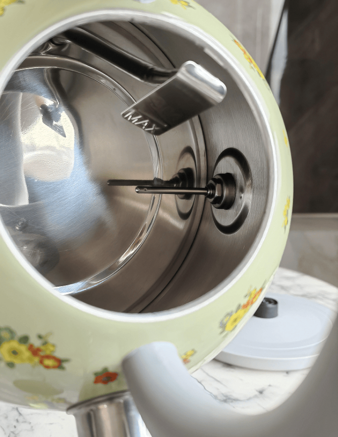 PS3018N2T    1850W Electric kettle, instrument thermometer kettle, flower watermark painted kettle quick boiling water heater SUS304 LED lamp capacity 1.8L wide outlet design - Image 10