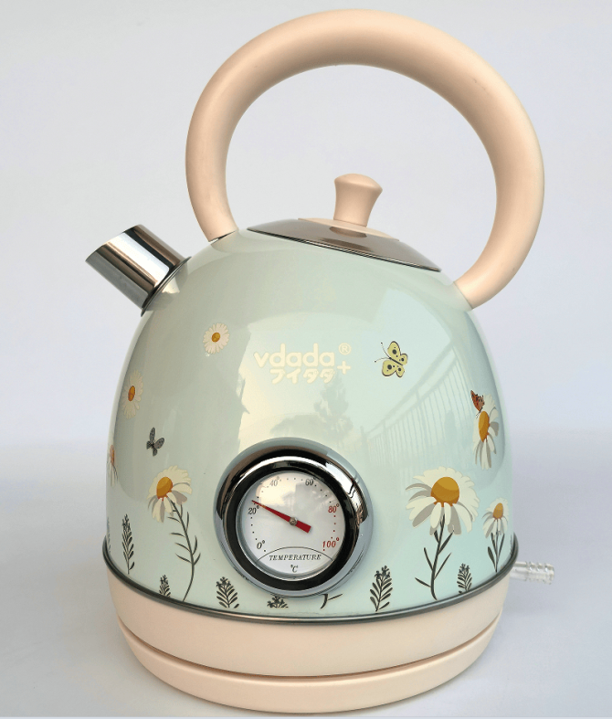 PS3018N2T    1850W Electric kettle, instrument thermometer kettle, flower watermark painted kettle quick boiling water heater SUS304 LED lamp capacity 1.8L wide outlet design - Image 31