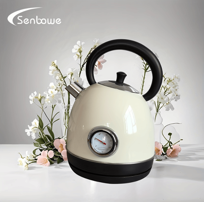 PS3018N2T    1850W Electric kettle, instrument thermometer kettle, flower watermark painted kettle quick boiling water heater SUS304 LED lamp capacity 1.8L wide outlet design - Image 23