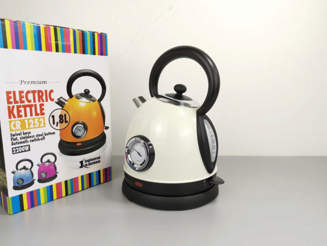 PS3018N2T    1850W Electric kettle, instrument thermometer kettle, flower watermark painted kettle quick boiling water heater SUS304 LED lamp capacity 1.8L wide outlet design - Image 25