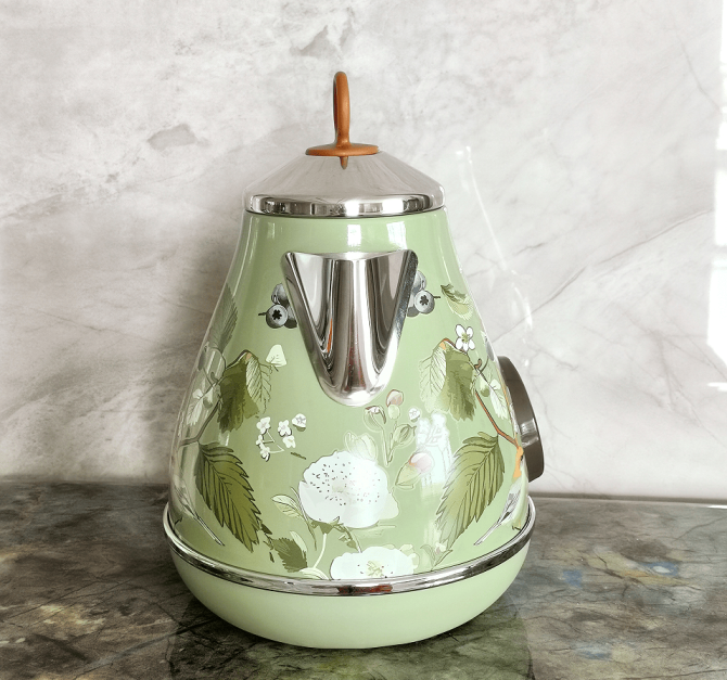 PS3013T   flower painted electric kettle 1.7L retro instrument type dial thermometer water heater 1850W electric kettle fast boiling without BPA - Image 9