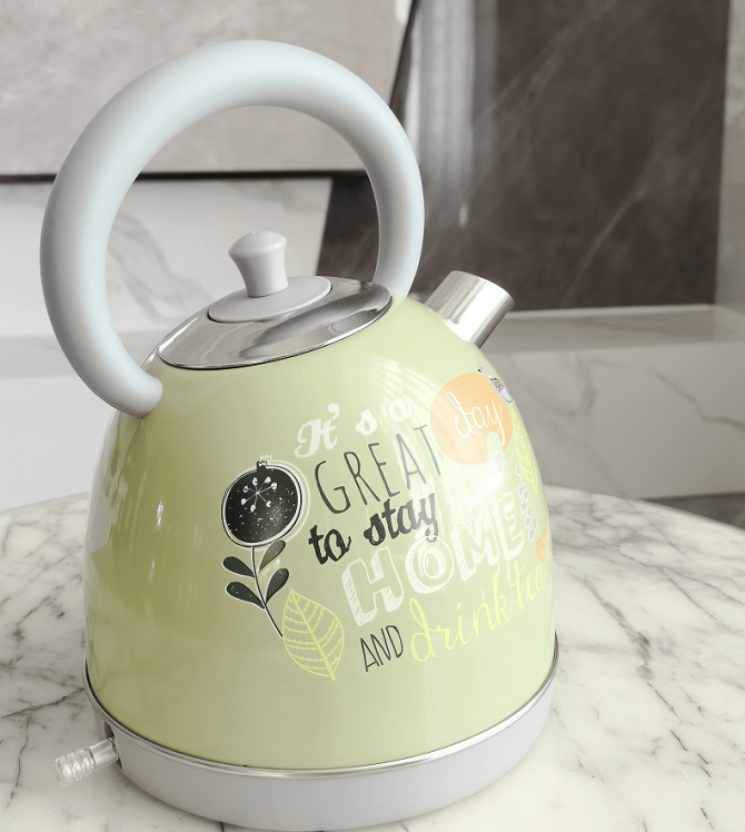 PS3018N2T    1850W Electric kettle, instrument thermometer kettle, flower watermark painted kettle quick boiling water heater SUS304 LED lamp capacity 1.8L wide outlet design - Image 20