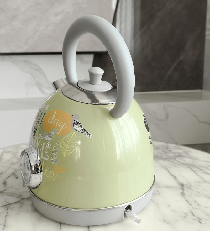 PS3018N2T    1850W Electric kettle, instrument thermometer kettle, flower watermark painted kettle quick boiling water heater SUS304 LED lamp capacity 1.8L wide outlet design - Image 21