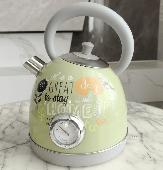 PS3018N2T    1850W Electric kettle, instrument thermometer kettle, flower watermark painted kettle quick boiling water heater SUS304 LED lamp capacity 1.8L wide outlet design - Image 18