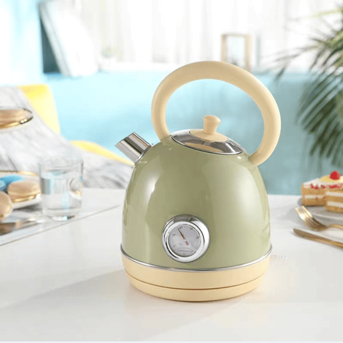 PS3018N2T    1850W Electric kettle, instrument thermometer kettle, flower watermark painted kettle quick boiling water heater SUS304 LED lamp capacity 1.8L wide outlet design - Image 13