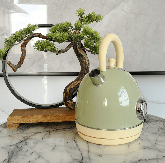 PS3018N2T    1850W Electric kettle, instrument thermometer kettle, flower watermark painted kettle quick boiling water heater SUS304 LED lamp capacity 1.8L wide outlet design - Image 14