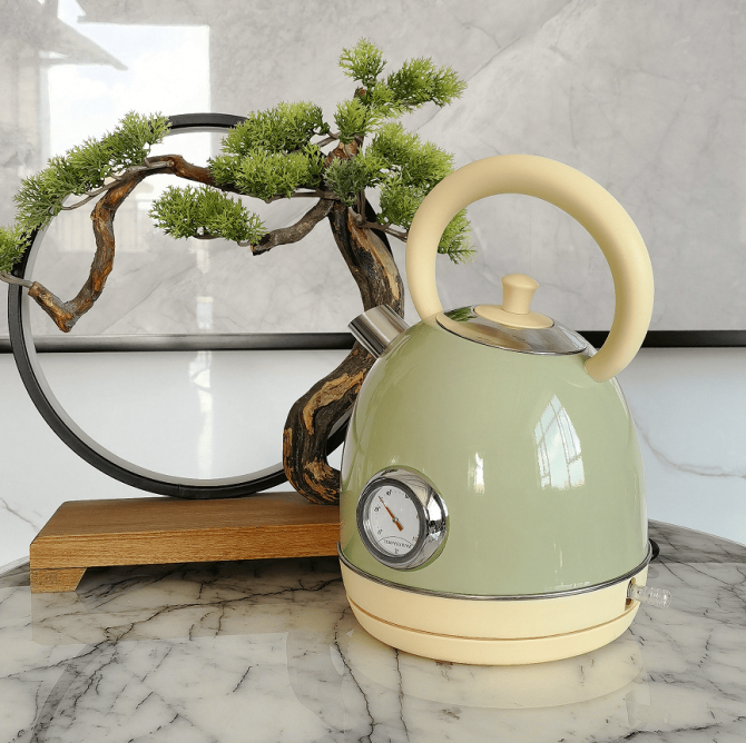 PS3018N2T    1850W Electric kettle, instrument thermometer kettle, flower watermark painted kettle quick boiling water heater SUS304 LED lamp capacity 1.8L wide outlet design - Image 16