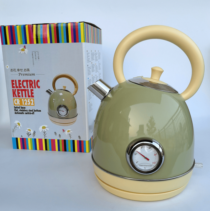 PS3018N2T    1850W Electric kettle, instrument thermometer kettle, flower watermark painted kettle quick boiling water heater SUS304 LED lamp capacity 1.8L wide outlet design - Image 17