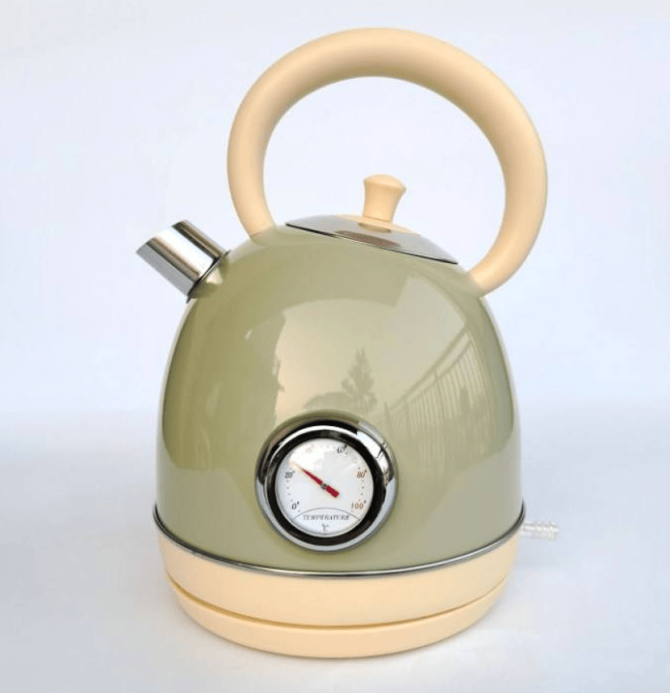 PS3018N2T    1850W Electric kettle, instrument thermometer kettle, flower watermark painted kettle quick boiling water heater SUS304 LED lamp capacity 1.8L wide outlet design - Image 12