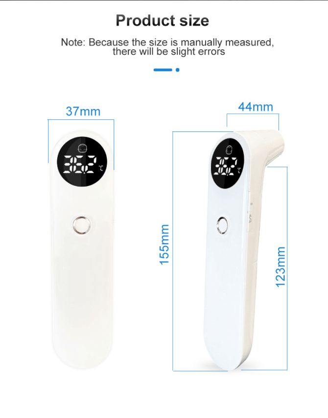 PSUFR201 baby children digital thermometer adult infrared forehead / ear temperature thermometer non-contact human infrared thermometer 1 second fast read LED display - Image 11
