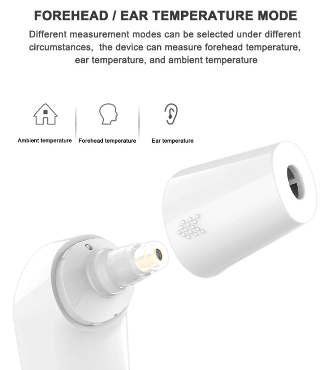 PSUFR201 baby children digital thermometer adult infrared forehead / ear temperature thermometer non-contact human infrared thermometer 1 second fast read LED display - Image 15