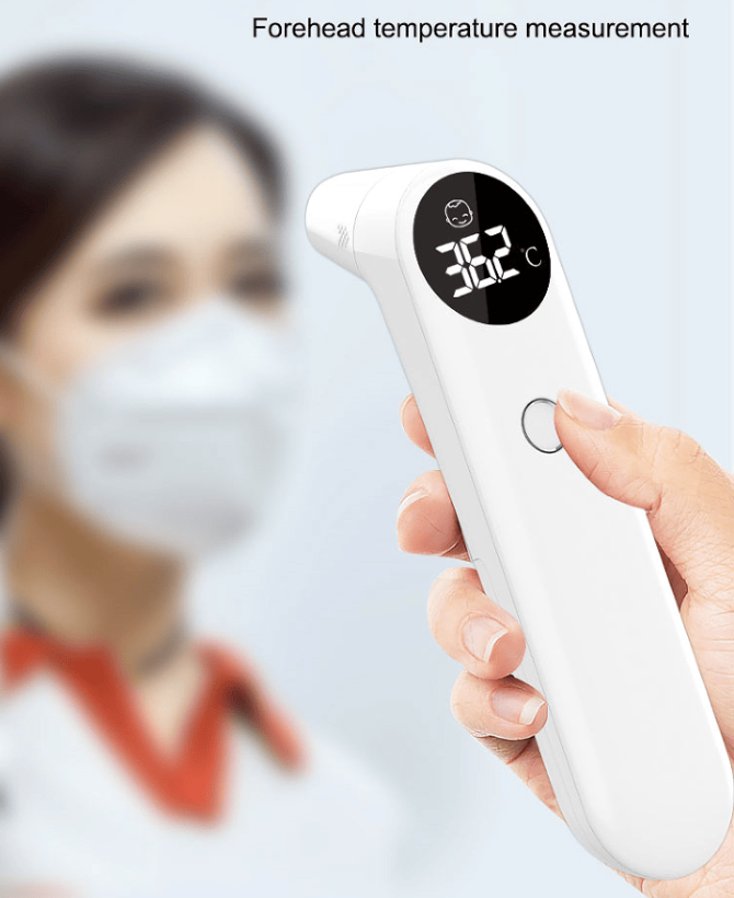 PSUFR201 baby children digital thermometer adult infrared forehead / ear temperature thermometer non-contact human infrared thermometer 1 second fast read LED display - Image 16
