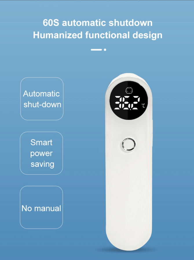 PSUFR201 baby children digital thermometer adult infrared forehead / ear temperature thermometer non-contact human infrared thermometer 1 second fast read LED display - Image 8