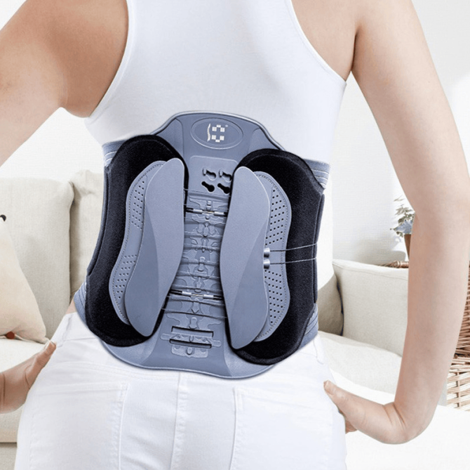PSYGAH6M back support belt half rigid waist support spine support waist anchor air traction pressure belt, decompression back stent traction sciatica waist traction - Image 2