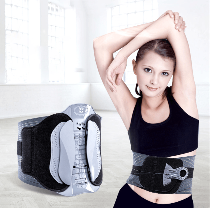 PSYGAH6M back support belt half rigid waist support spine support waist anchor air traction pressure belt, decompression back stent traction sciatica waist traction - Image 3