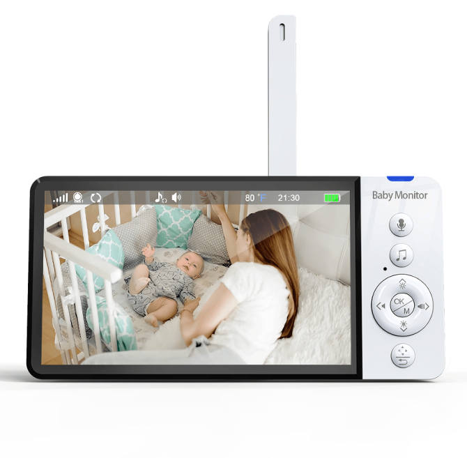 PSABM700 Remote Camera VOX 5-Inch IPS Micro SD (4-32GB) option Temperature Monitor Infrared Night Vision Camera bidirectional Audio HD 1920 * 1080 - Image 2